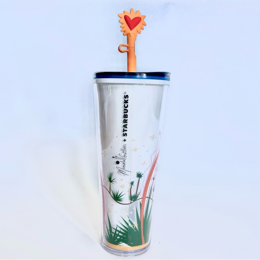 STARBUCKS 24oz TUMBLER LIMITED EDITION MANUELA GUILLEN LATIN AMERICAN ARTIST NWT